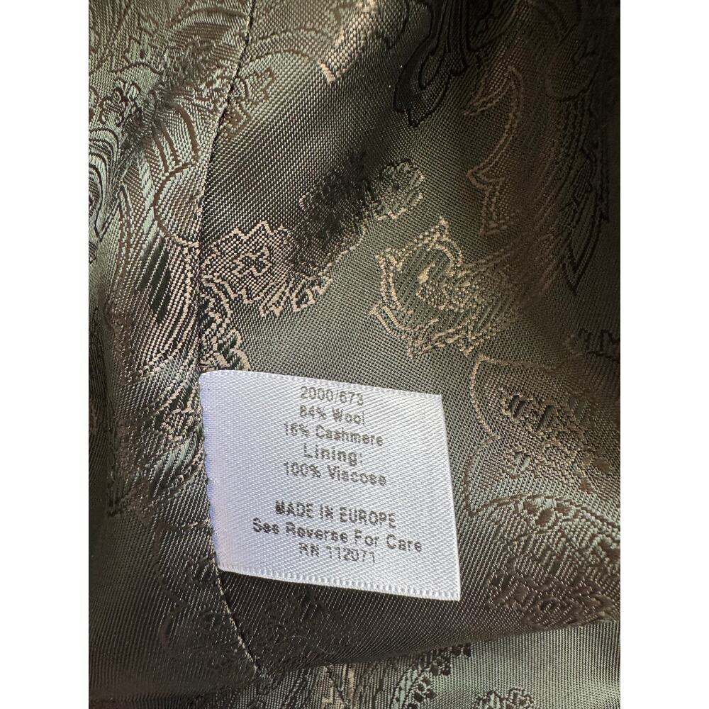 Jigsaw Cashmere Wool Herringbone Tweed Blazer Jacket Tailored Medium - Picture 10 of 10